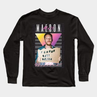 Matt Maeson Retro Style Fan Art Long Sleeve T-Shirt